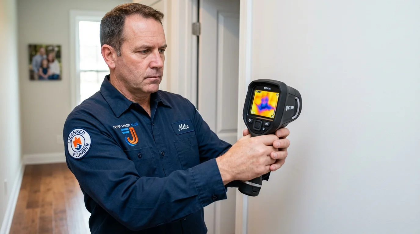 Thermal imaging leak detection by Johns Plumbing LLC in Glen Lyon